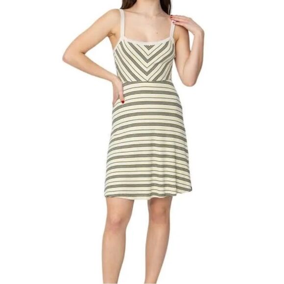 Volcom‎ Popztone striped mini dress, women’s size small, excellent - Picture 2 of 9